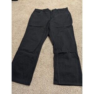 RedHead Flannel Lined Pants Mens 46x32 Black with Green plaid lining NWT